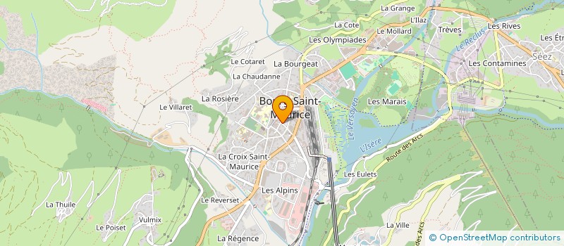 localisation de l'entreprise HAUTE TARENTAISE SYSTEME COMPUTER à BOURG-SAINT-MAURICE