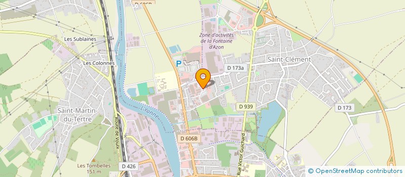 localisation de l'entreprise HAUTE TECHNOLOGIE CAPTEURS IMAGES SECUR.  SAINT-CLEMENT