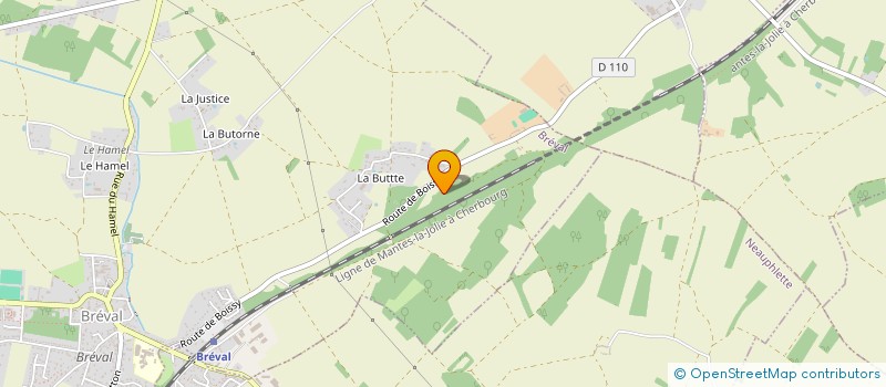 localisation de l'entreprise HAUTE TECHNOLOGIE SERVICE  HTS  BREVAL