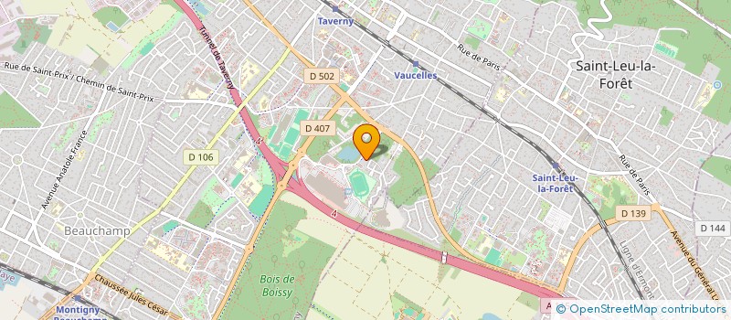 localisation de l'entreprise HAUTE TENSION  TAVERNY