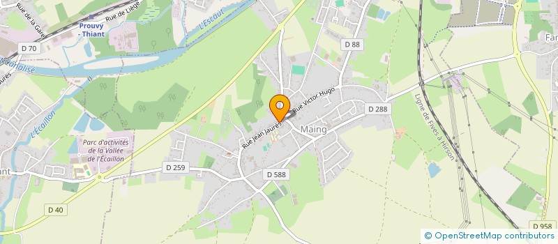 localisation de l'entreprise HAUTE TENSION à MAING