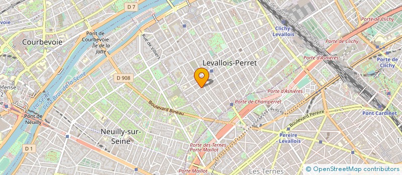 localisation de l'entreprise HAUTE TENSION COMMUNICATION à LEVALLOIS-PERRET