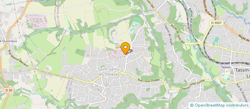 localisation de l'entreprise HAUTE TENSION SOLUTIONS à SAINT-GENIS-LES-OLLIERES