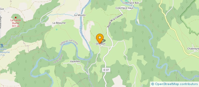 localisation de l'entreprise HAUTE VALLEE DE LA LOIRE  CHADRON