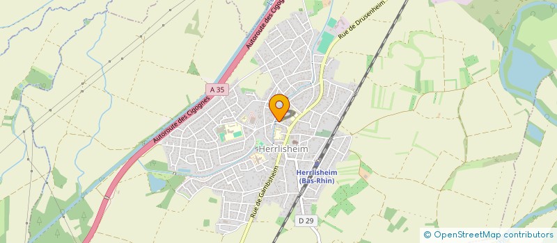 localisation de l'entreprise HAUTE VIENNE  HERRLISHEIM