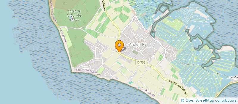 localisation de l'entreprise HAUTE VILLE DISTRIBUTION  ARS-EN-RE