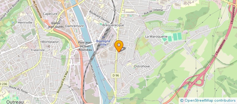 localisation de l'entreprise HAUTE VILLE INVEST  BOULOGNE-SUR-MER