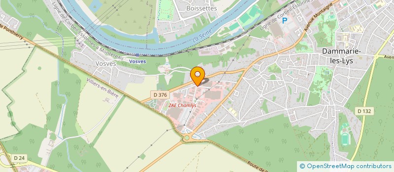localisation de l'entreprise HAUTE VOILE à DAMMARIE-LES-LYS