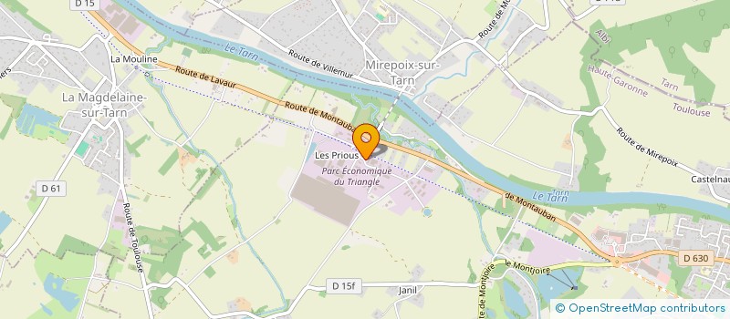 localisation de l'entreprise HAUTECLAIRE à BESSIERES
