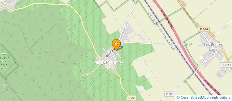 localisation de l'entreprise HAUTEM ELECTRICITE à VILLERS-MARMERY