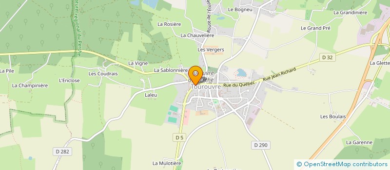 localisation de l'entreprise HAUTEMULLE à TOUROUVRE AU PERCHE