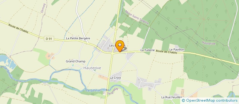 localisation de l'entreprise HAUTERIVE LE CHATAL à HAUTERIVE