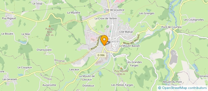 localisation de l'entreprise HAUTEROCHE  AUZANCES