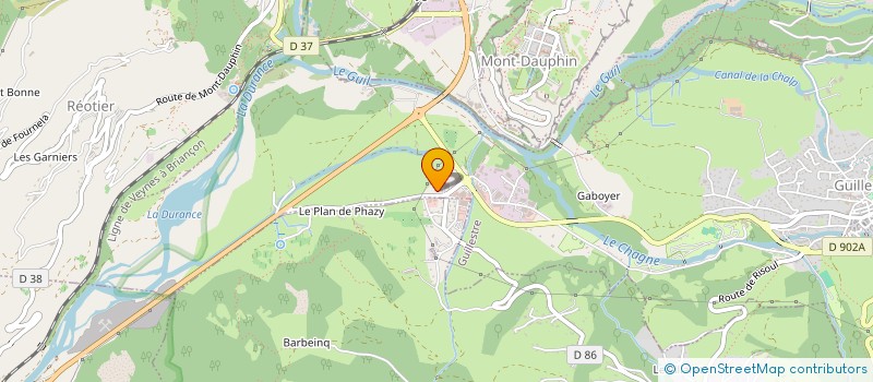 localisation de l'entreprise HAUTES ALP IMMO à GUILLESTRE