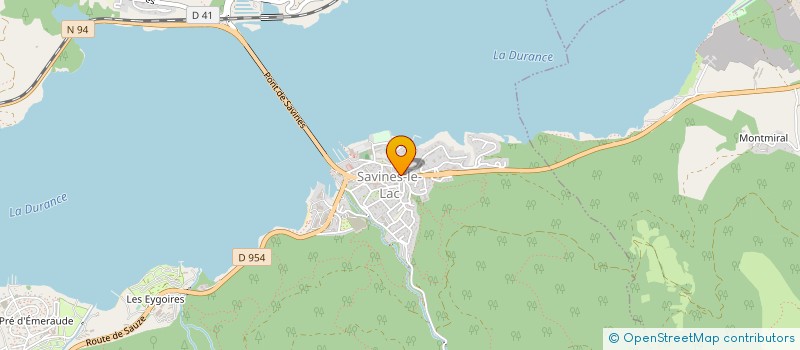 localisation de l'entreprise HAUTES ALPES LOISIRS TOURISME EDUCATION  SAVINES-LE-LAC