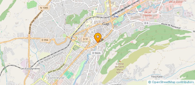 localisation de l'entreprise HAUTES ALPES QUEBEC  GAP