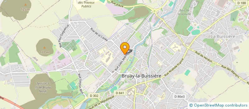 localisation de l'entreprise HAUTES HERBES PAYSAGISTES CONCEPTEURS  BEUVRY