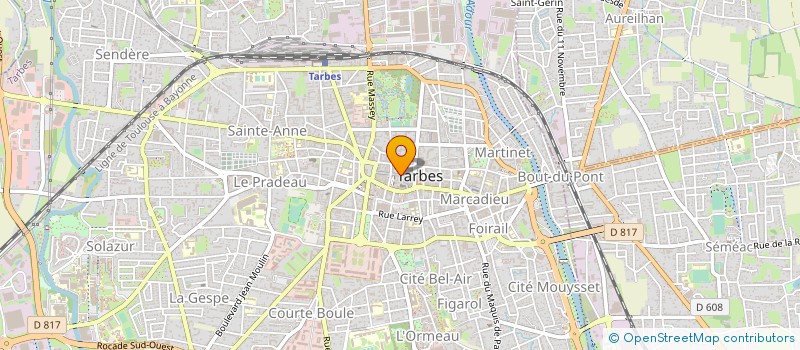 localisation de l'entreprise HAUTES-PYRENEES IMMO  TARBES