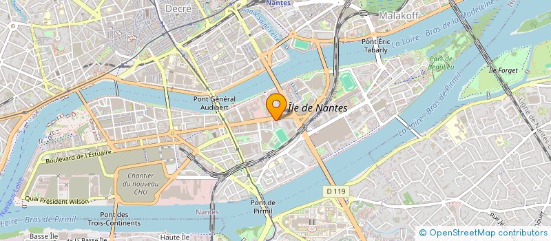 localisation de l'entreprise HAUTES TECHNOLOGIES REALISATIONS à NANTES