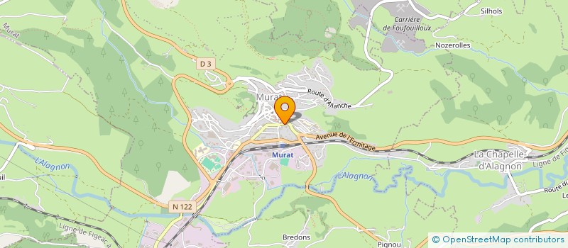 localisation de l'entreprise HAUTES TERRES COMMUNAUTE à MURAT