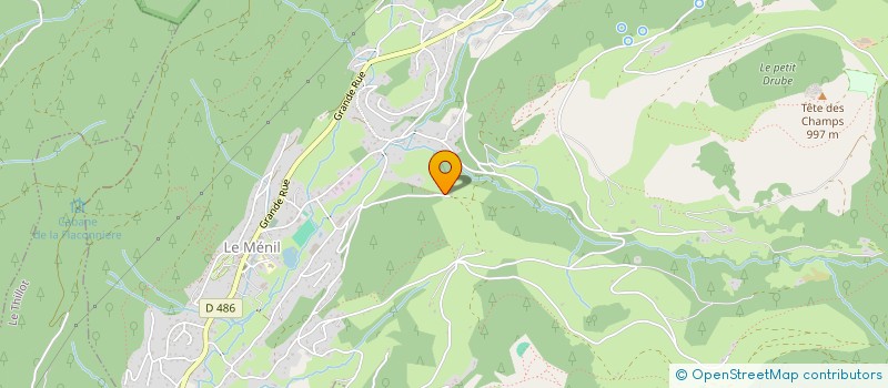 localisation de l'entreprise HAUTES VOSGES ANIMATIONS ( HVA )  LE MENIL