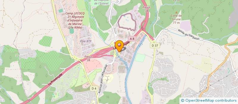 localisation de l'entreprise HAUTESALLE CONSULTANT à FREJUS