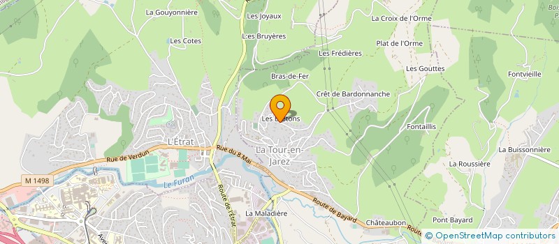 localisation de l'entreprise HAUTEUR ET SECURITE  L ETRAT