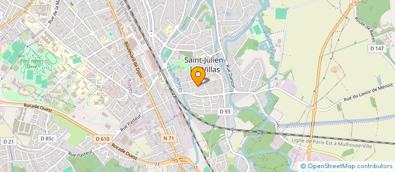 localisation de l'entreprise HAUTEUR & NATURE  SAINT-JULIEN-LES-VILLAS