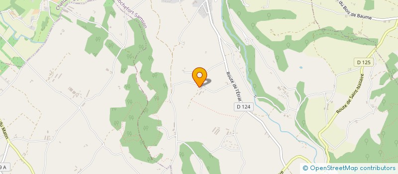 localisation de l'entreprise HAUTEVILLE  ROCHEFORT-SAMSON