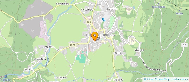 localisation de l'entreprise HAUTEVILLE BASKET LOISIRS à PLATEAU D'HAUTEVILLE