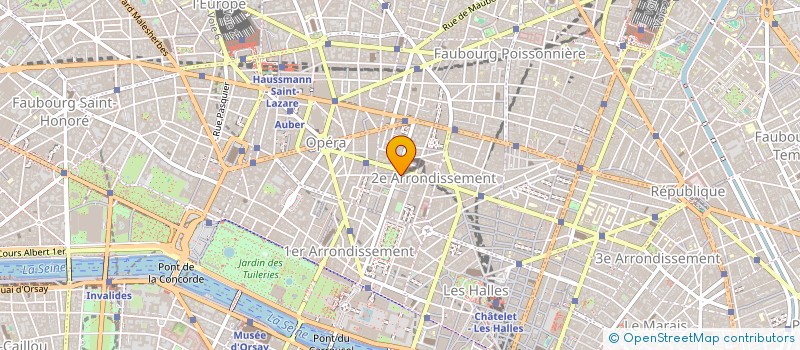 localisation de l'entreprise HAUTEVILLE COIFFURE à PARIS