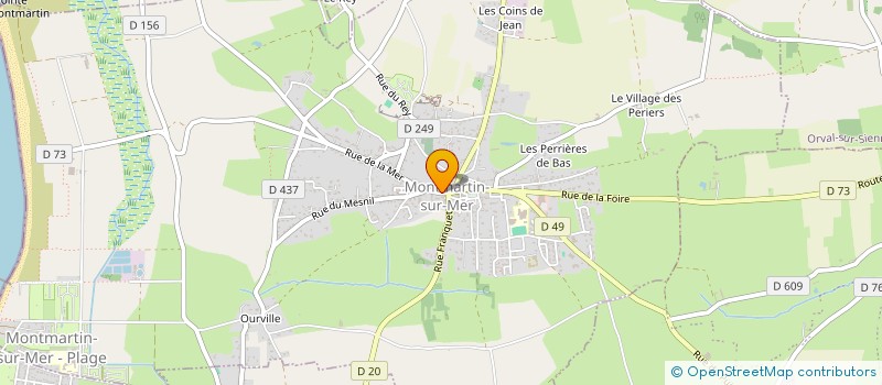 localisation de l'entreprise HAUTEVILLE CONCIERGERIE  MONTMARTIN-SUR-MER