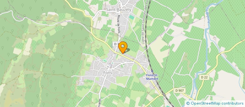 localisation de l'entreprise HAUTEVILLE INTERNATIONAL  FONS