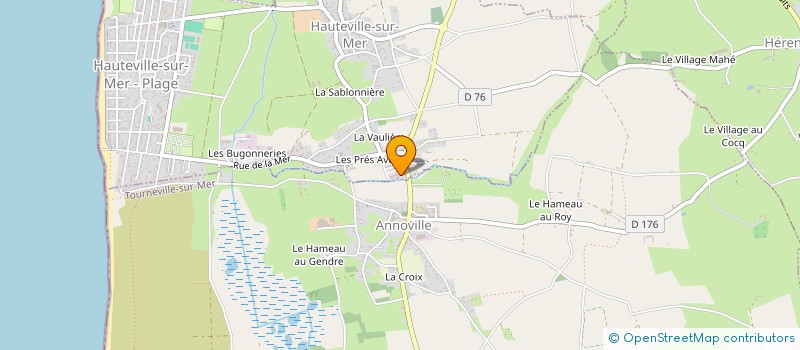 localisation de l'entreprise HAUTEVILLE MARINE à HAUTEVILLE-SUR-MER