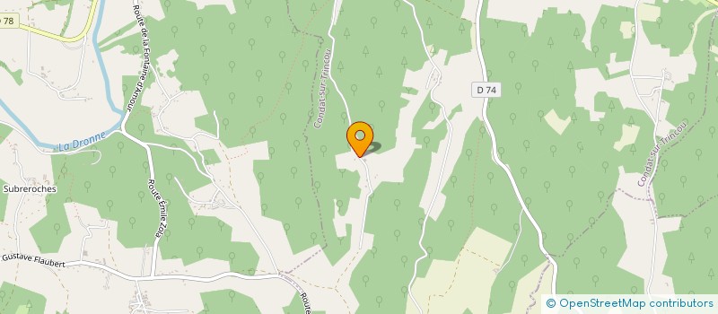 localisation de l'entreprise HAUTIER  CONDAT-SUR-TRINCOU