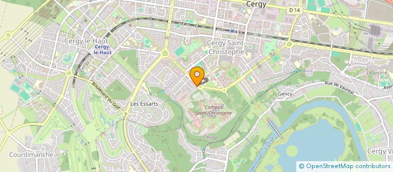 localisation de l'entreprise HAUTIL SANTE  CERGY