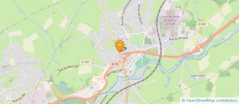 localisation de l'entreprise HAUTO NEGOCE  MONTCEAU-LES-MINES