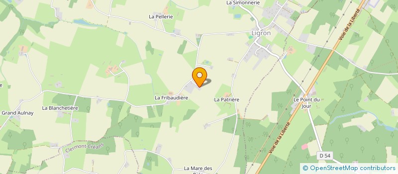 localisation de l'entreprise HAUTREUX  LIGRON