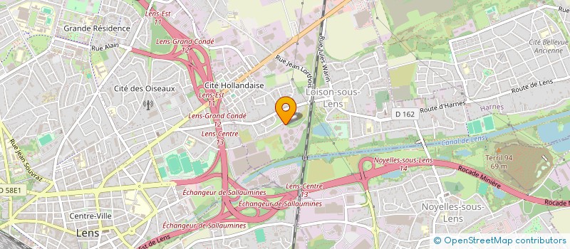 localisation de l'entreprise HAUTS DE FRANCE COUVERTURE  LOISON-SOUS-LENS