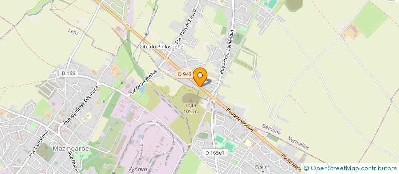 localisation de l'entreprise HAUTS DE FRANCE IMMOBILIER  VERMELLES