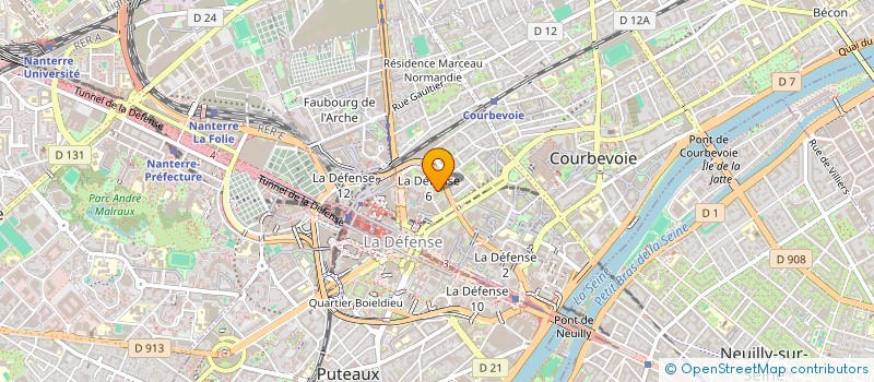 localisation de l'entreprise HAUTS DE LATTES LOT 25C3  COURBEVOIE