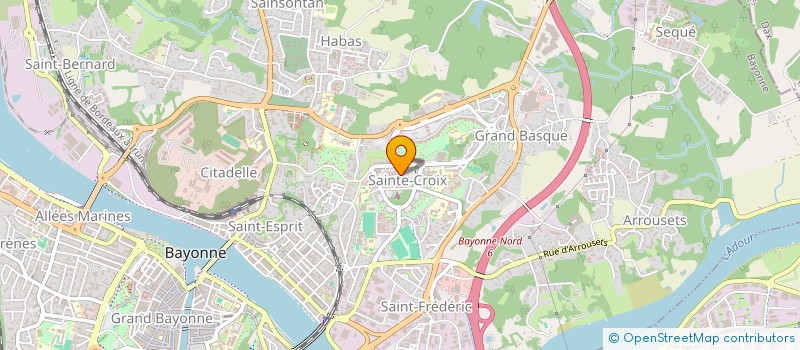 localisation de l'entreprise HAUTS DE SAINTE CROIXX à BAYONNE