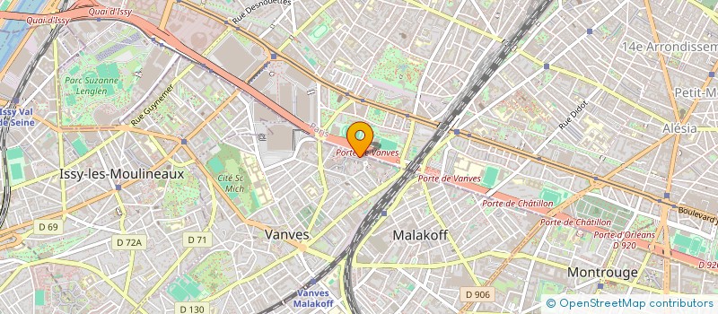 localisation de l'entreprise HAUTS DE SCENES CHANSONS à VANVES