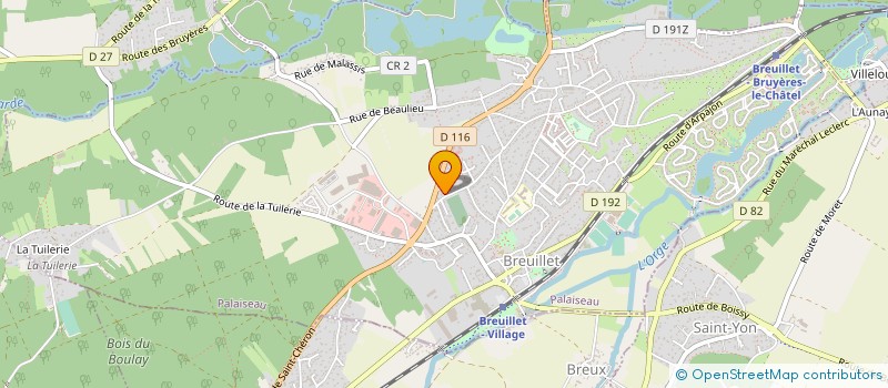 localisation de l'entreprise HAUTS DE SEINE ETANCHEITE à BREUILLET