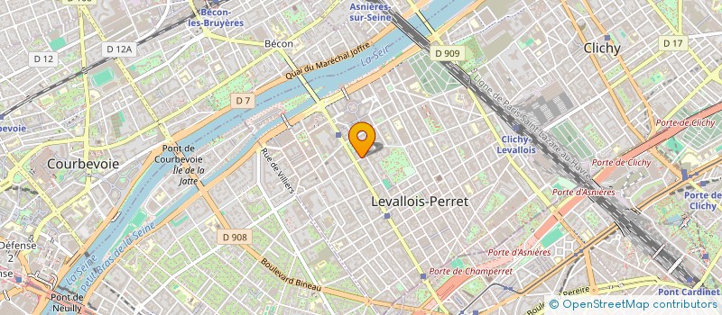 localisation de l'entreprise HAUTS-DE-SEINE HABITAT - OPH à LEVALLOIS-PERRET