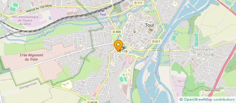 localisation de l'entreprise HAUTS DE  VACON  TOUL