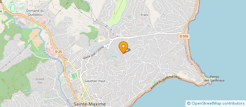 localisation de l'entreprise HAUTS DU SEMAPHORE à SAINTE-MAXIME