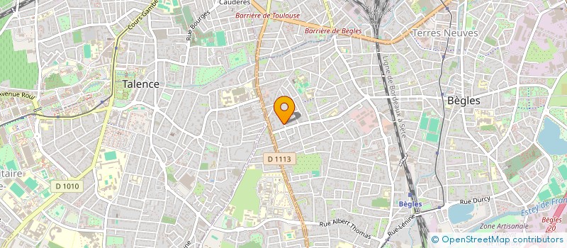 localisation de l'entreprise HAUTS LES MOTS-HLM-HORS LES MURS à BEGLES