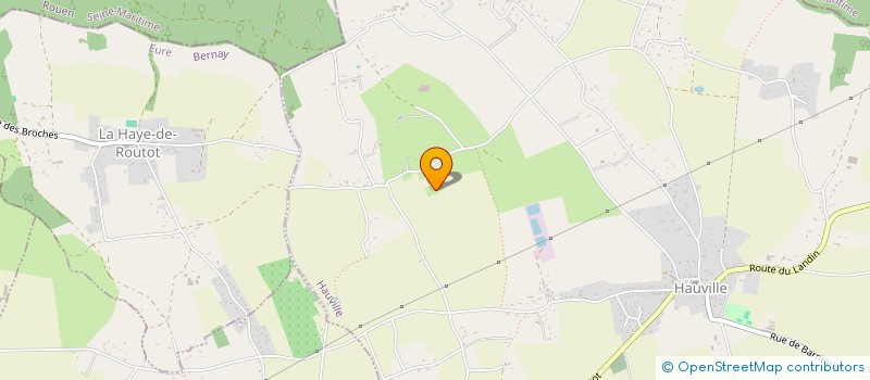localisation de l'entreprise HAUVILLE ENVIRONNEMENT  HAUVILLE
