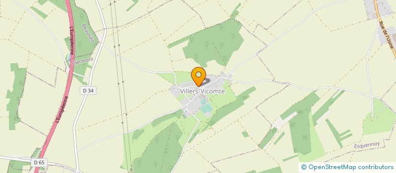 localisation de l'entreprise HAUW BOIS à VILLERS-VICOMTE